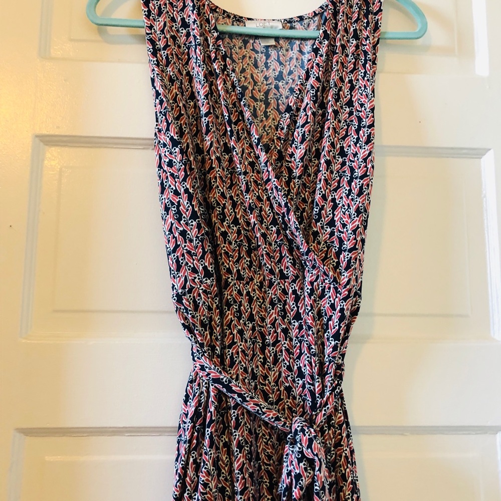 Loft Midi Wrap Dress